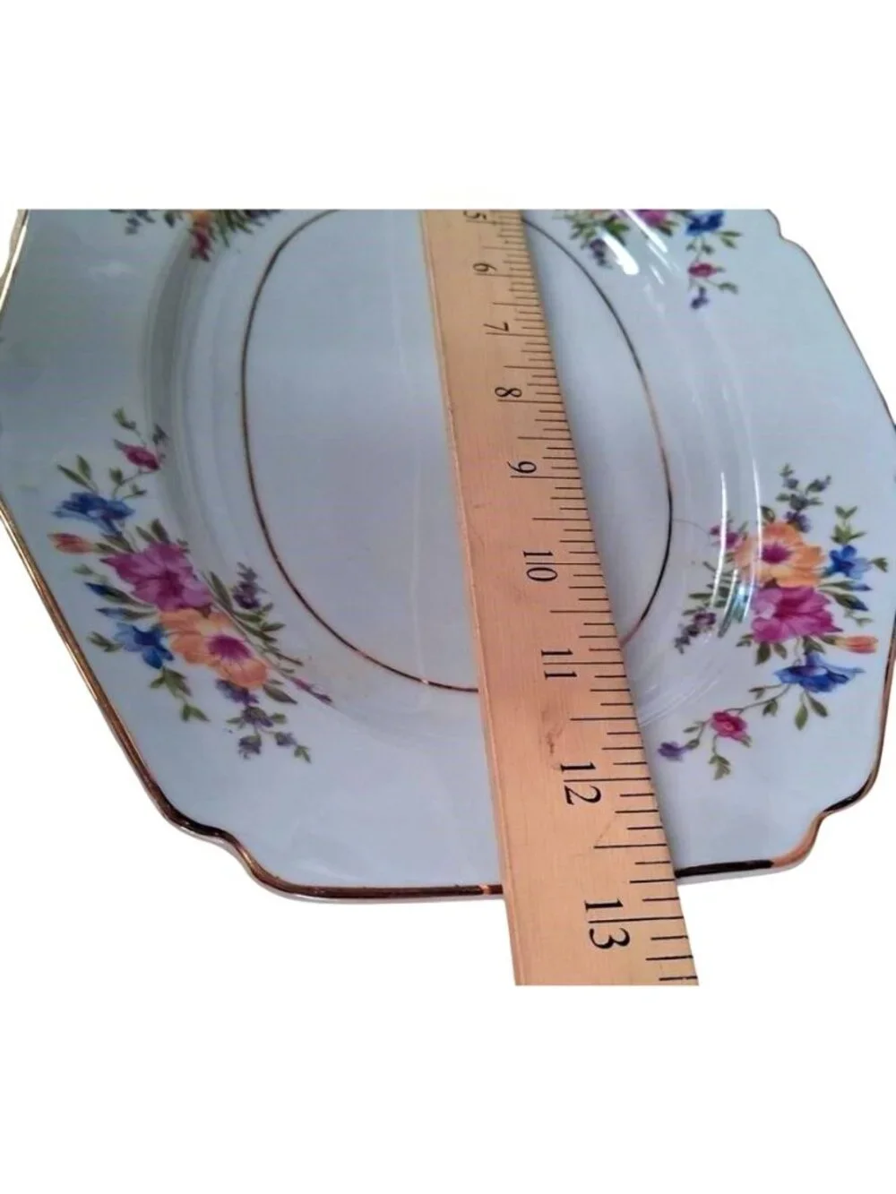 40 Pc Heinrich Selb Pink Bavarian Rose Floral Dinnerware Set Gold Trim